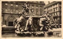 CPA Lyon Fountain of Bartholdi
