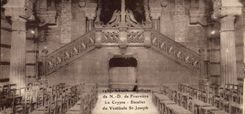 CPA Lyon Basilica of ND of Fourviere the Crypt Staircase of the Hall