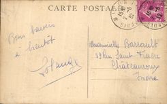 CPA Lyon Basilica of ND of Fourviere the Crypt Staircase of the Hall