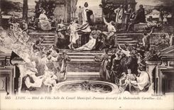 CPA Lyon Town hall Room of the Municipal council Women