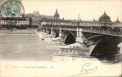 CPA Lyon the Bridge Of Guillotiere