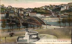 CPA Lyon the Bridge Of the Loop El Vue On Clear St