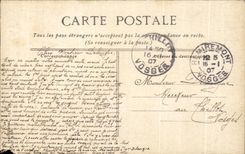 CPA Lyon the main entrance of the park of the gold Head