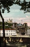 CPA Lyon Slope De Fourviere And Cathedrale St Jean