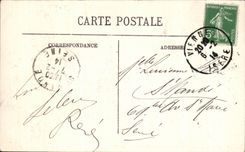 CPA Lyon the Place Bellecour And Coteau De Fourviere