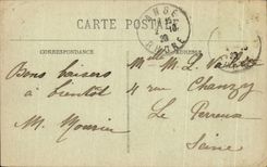 CPA Handle Panoramic View and valley of the Saone Seen from of the Slope of Vasieux