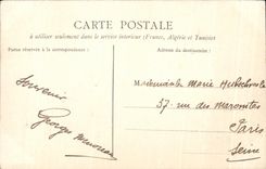 CPA Lyon Park of the Gold Woman Head