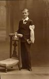 CARTE PHOTO Enfant Communiant Garcon 