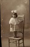 CARTE PHOTO Enfant Fille