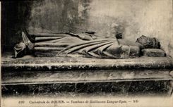 CPA Cathedral of Rouen Tomb of Guillaume Long Sword