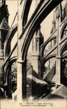 CPA Rouen Church Saint Paring Ouen Buttresses and Arcs