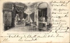 CPA Fontainebleau Palais Chambre a coucher de Napoleon 1er