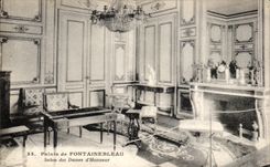 CPA Fontainebleau Palais Salon des dames d'honneur