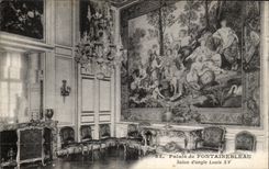 CPA Fontainebleau Palais Salon d'angle Louis XV