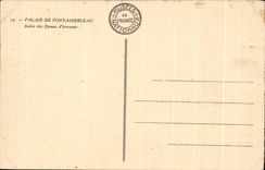 CPA Fontainebleau Salon des dames d'honneur