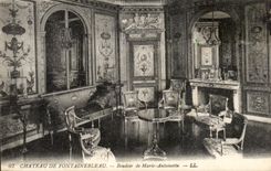 CPA Fontainebleau Chateau Boudoir de marie Antoinnette 