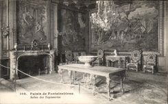CPA Fontainebleau Palais Salon des tapisseries