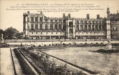 Santo German de CPA en martillo del arbusto que el castillo visto del piso se sienta de la delegacion