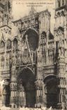 CPA the Cathedral of Rouen before its restoration