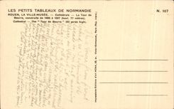 CPA Small Tables Of Normandy Rouen the Museum city the Bourrs Tower