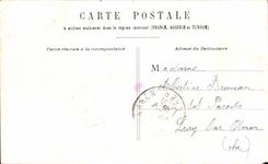 CPA Prendre un petit baiser Fantaisie Femme Militaria
