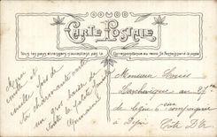 CPA Fantaisie Femme Le passage du gue