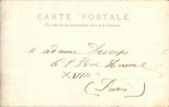 CPA Fantaisie Femme Pantheon Paris