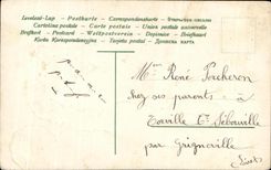 CPA Fantaisie Enfant Don du coeur Garcon Fleurs