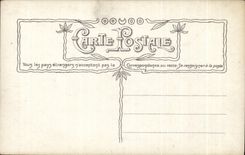 CPA Fantaisie Femme Le tour du lac Barque