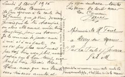 CPA Fantaisie Fleurs Militaria Drapeaux 