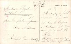 CPA Fantaisie Fleurs Joyeux Noel 