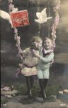 CPA Fantaisie Enfants Colombes Balancoire 