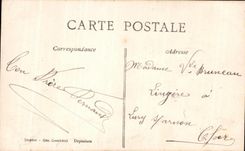 CPA Fantaisie Femme Couple Coordonnier