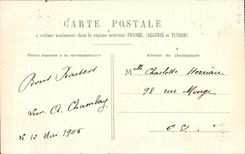 CPA Fantaisie Femme La premiere caresse