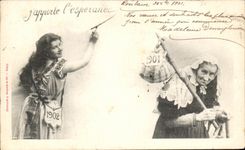 CPA Fantaisie Esperance Annee 1901 1902 Mort 