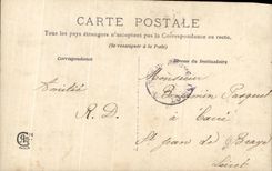 CPA Fantaisie Enfant Paques oeufs 1er avril