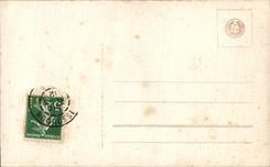 CPA Fantaisie Enfant Femme Paques oeufs 1er avril