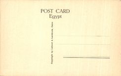 Pilares del papiro de CPA Luxor Amen de Hotep III Egipto