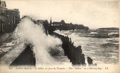 CPA Saint Malo the Furrow one Day of Temple