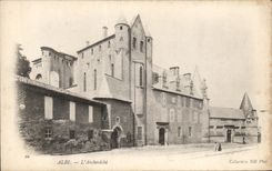 CPA Albi el palacio del arzobispo