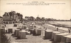 CPA Quiberon La Plage Dans La Baie De Quiberon