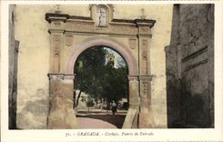 CPA Granada Cartuja Puerla De Entrada