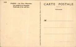 CPA Paris With the Park Heap Seen partial of Naumachie