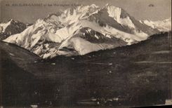 CPA Argeles Gazost et les montagnes d'Azun