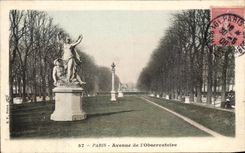 CPA Paris Avenue of the Observatory