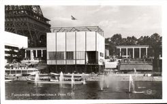 CPA Exposition Internationale Paris 1937 Pavillon De La Suede Tour Eiffel