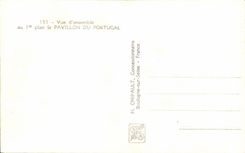 CPA Exposition Internationale Paris 1937 Vue d'ensemble Le Pavillon Du Portugal