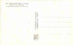 CPA Exposition Internationale Paris 1937 Pavillon de l'Italie