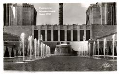 CPA Exposition Internationale Paris 1937 Bassins et fontaines du Trocadero