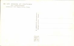 CPA Exposition Internationale Paris 1937 Bassins et fontaines du Trocadero